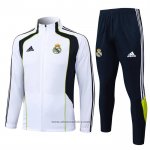 Jacket Tracksuit Real Madrid Kids 2025-2026 White Black