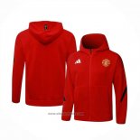Jacket With Hood Manchester United 2025-2026 Red