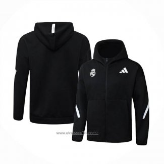 Jacket With Hood Real Madrid 2025-2026 Black