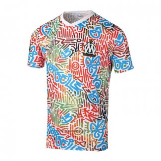 Pre-match Shirt Olympique Marseille Africa 2024