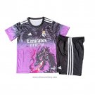 Real Madrid Dragon Shirt Kids 2025-2026 Purple