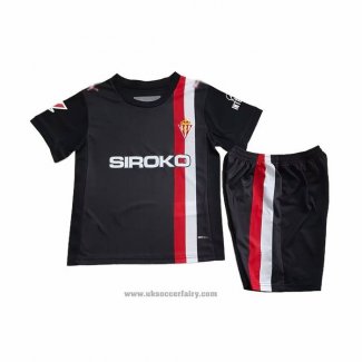 Sporting Gijon Away Shirt Kids 2025-2026