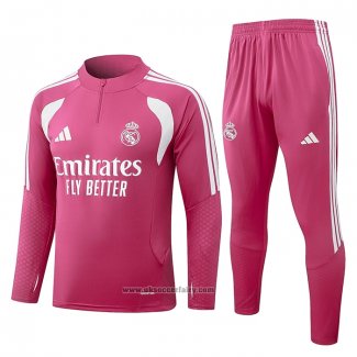 Sweatshirt Tracksuit Real Madrid Kids 2026-2027 Pink