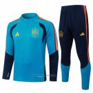 Sweatshirt Tracksuit Spain Kids 2026-2027 Blue