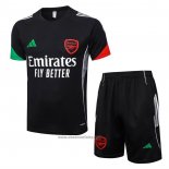 Tracksuit Arsenal Short Sleeve 2025-2026 Black - Shorts