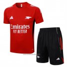Tracksuit Arsenal Short Sleeve 2025-2026 Red - Shorts