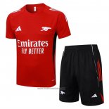 Tracksuit Arsenal Short Sleeve 2025-2026 Red - Shorts
