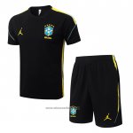 Tracksuit Brazil Short Sleeve 2026-2027 Black - Shorts