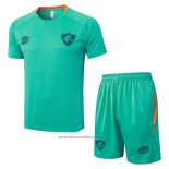 Tracksuit Fluminense Short Sleeve 2025-2026 Green - Shorts