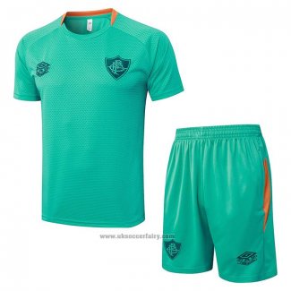 Tracksuit Fluminense Short Sleeve 2025-2026 Green - Shorts