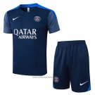Tracksuit Paris Saint-Germain Short Sleeve 2025-2026 Blue - Shorts