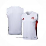 Training Shirt Bayern Munich Without Sleeves 2025-2026 White