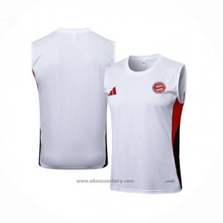 Training Shirt Bayern Munich Without Sleeves 2025-2026 White