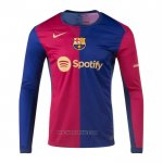Barcelona Home Shirt Long Sleeve 2024-2025