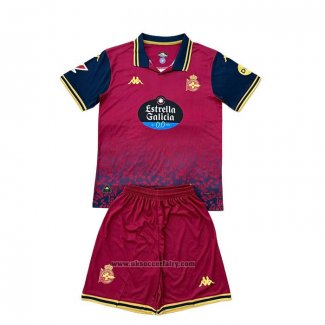 Deportivo La Coruna Away Shirt Kids 2025-2026