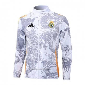 Jacket Real Madrid Dragon 2024-2025 White