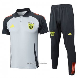 Polo Set del Benfica 2024-2025 Grey