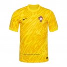 Portugal Goalkeeper Shirt 2024 Yellow