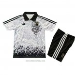 Real Madrid Dragon Shirt Kids 2025-2026 Grey