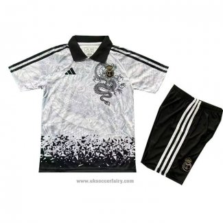 Real Madrid Dragon Shirt Kids 2025-2026 Grey