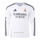 Real Madrid Home Shirt Long Sleeve 2024-2025