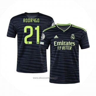 Real Madrid Player Rodrygo Third Shirt 2022-2023