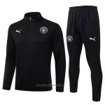 Sweatshirt Tracksuit Manchester City 2025-2026 Black