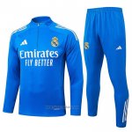 Sweatshirt Tracksuit Real Madrid Kids 2025-2026 Blue