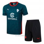 Tracksuit AC Milan Short Sleeve 2025-2026 Green - Shorts