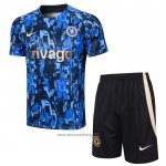 Tracksuit Chelsea Short Sleeve 2023-2024 Blue - Shorts
