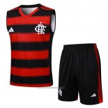 Tracksuit Flamengo Without Sleeves 2025-2026 Black Red
