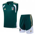 Tracksuit Italy Without Sleeves 2025-2026 Green