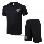Tracksuit Manchester City Short Sleeve 2025-2026 Black - Shorts