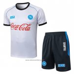 Tracksuit Napoli Short Sleeve 2025-2026 White - Shorts