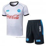 Tracksuit Napoli Short Sleeve 2025-2026 White - Shorts