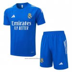 Tracksuit Real Madrid Short Sleeve 2025-2026 Blue White - Shorts