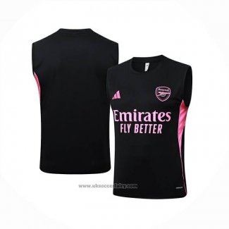 Training Shirt Inter Miami Without Sleeves 2025-2026 Black Pink