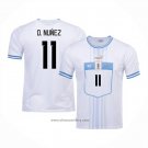 Uruguay Player D.nunez Away Shirt 2022