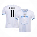 Uruguay Player D.nunez Away Shirt 2022