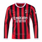 AC Milan Home Shirt Long Sleeve 2024-2025