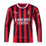 AC Milan Home Shirt Long Sleeve 2024-2025