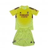 Benfica Goalkeeper Shirt Kids 2025-2026 Yellow
