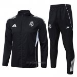 Windbreaker Suit Real Madrid 2025-2026 Black