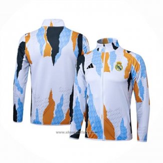 Jacket Real Madrid 2024-2025 White and Yellow