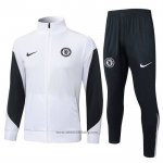 Jacket Tracksuit Chelsea Kids 2025-2026 White