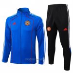 Jacket Tracksuit Manchester United Kids 2025-2026 Blue