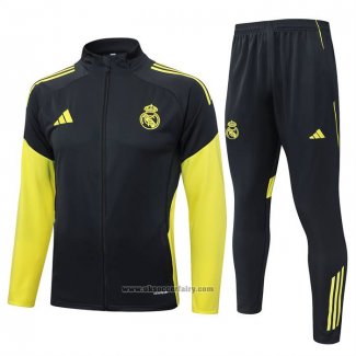 Jacket Tracksuit Real Madrid 2025-2026 Grey Yellow