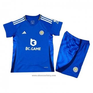 Leicester City Home Shirt Kids 2024-2025
