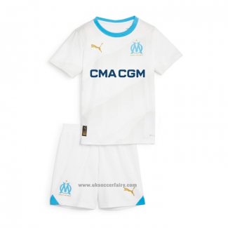 Olympique Marseille Home Shirt Kids 2023-2024