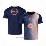 Pre-match Shirt Barcelona 2025-2026 Blue Orange